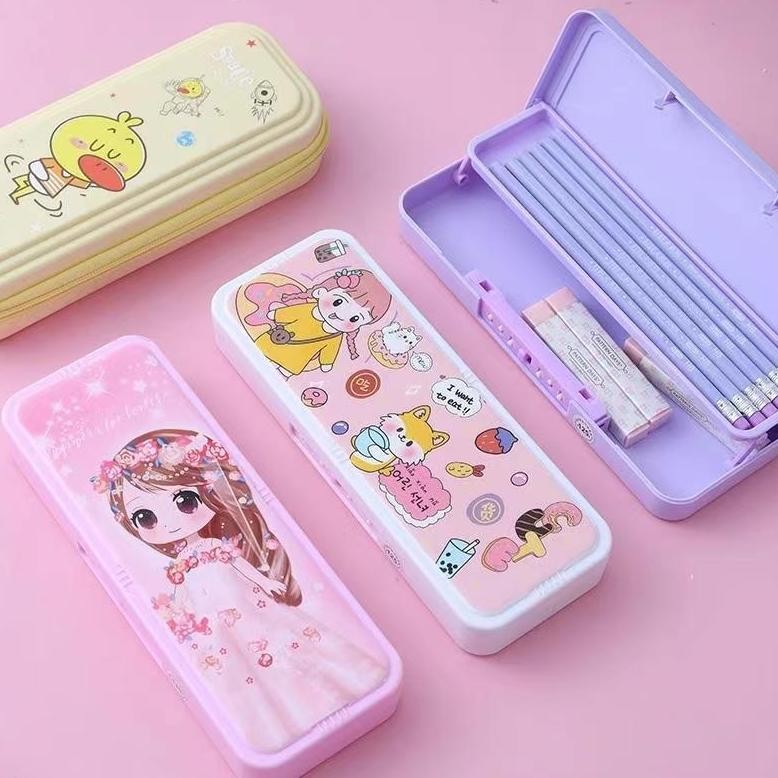 

TEMPAT PENSIL KATA SANDI DUA LAPIS/TEMPAT PENSIL BERKAPASITAS BESAR/TEMPAT PENSIL KATA SANDI ANAK