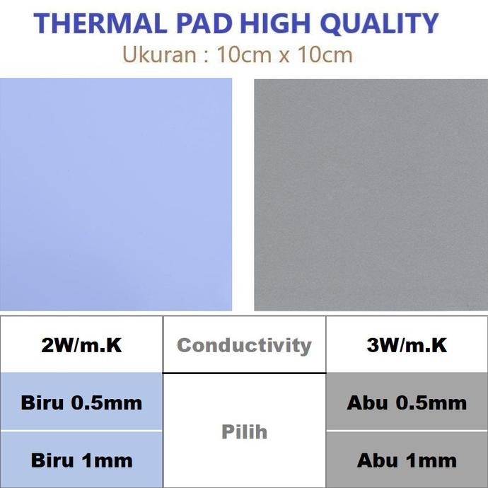 Thermal Cooling Pad Tape 10 cm 0.5 1 mm CPU GPU Processor VGA Heatsink nUg