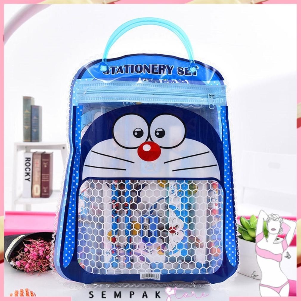 

SS STATIONERY SET 6 IN 1 FREE BAG ALAT TULIS ANAK SEKOLAH BUKU PULPEN PENGHAPUS PENGARIS