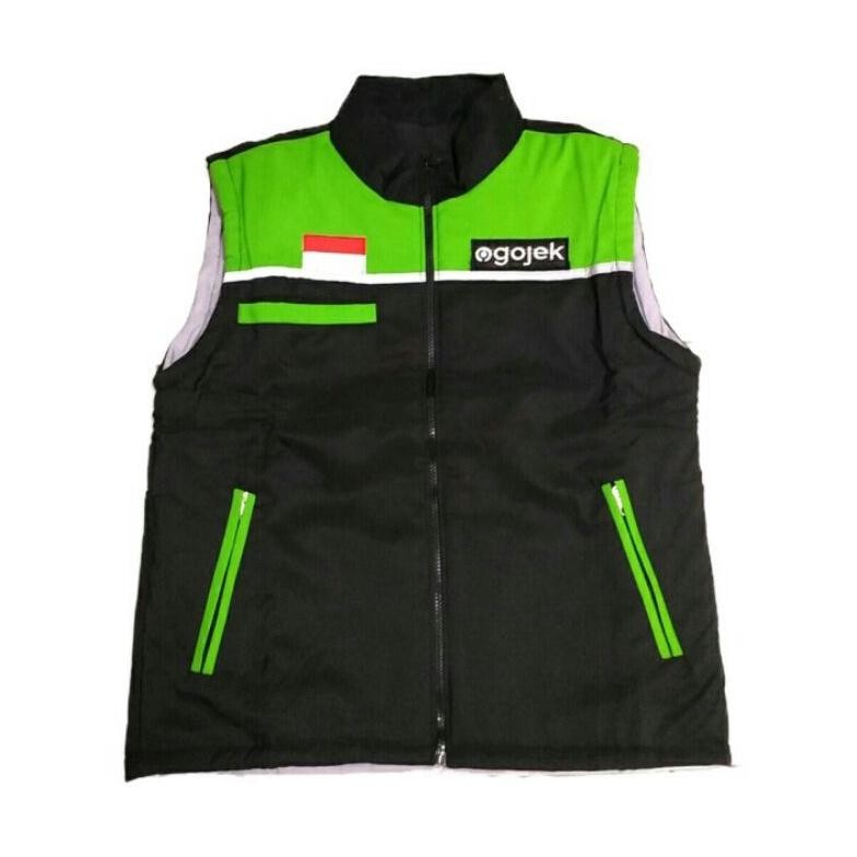 Rompi Pria Gojek Driver Terbaru Gratis Sarung Tangan Keren