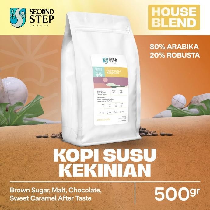 

Grosir Biji Kopi Susu Espresso Blend Minuman Kekinian Coffee Bean 500Gr Coffe