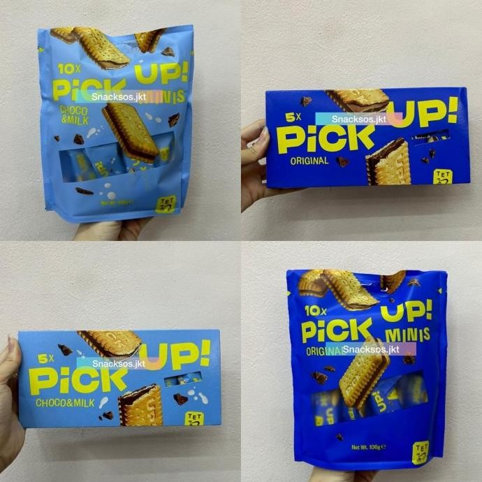 

Sale Pickup Original / Pick Up Chocolate & Milk Biscuit Sandwich- Pickup! Minis