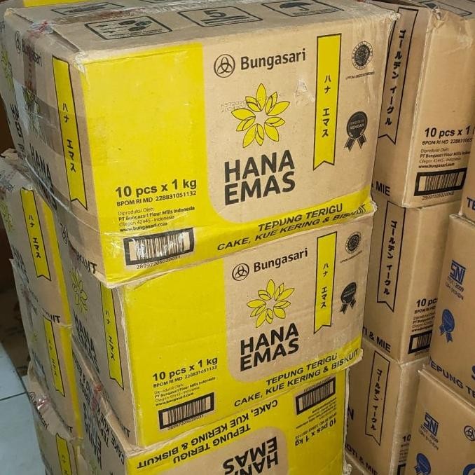 

Promo Hana Emas 10 Pcs X 1 Kg Tepung Terigu Cake , Kue Kering