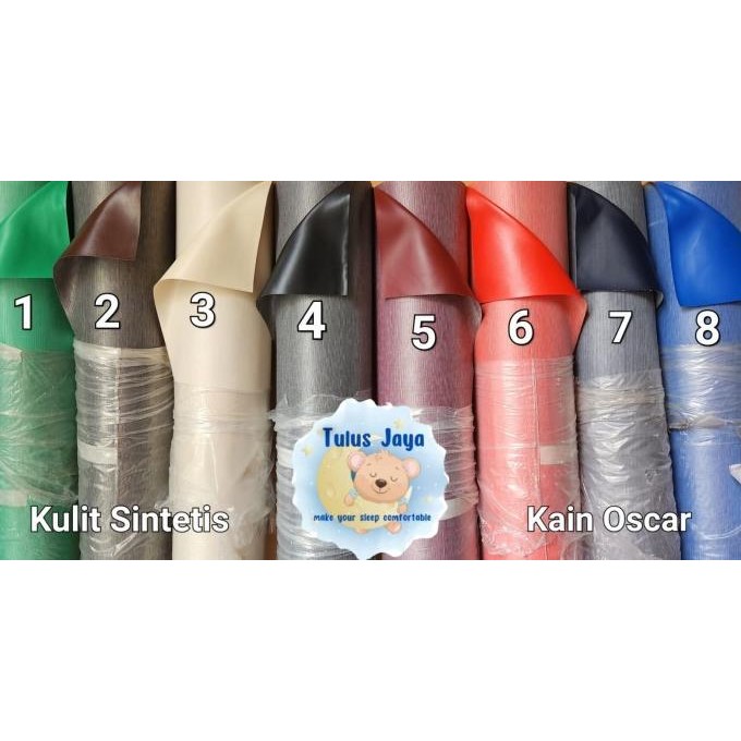 KULIT SINTETIS IMITASI / KAIN OSCAR / PERLAK METERAN DI JUAL PER 50CM