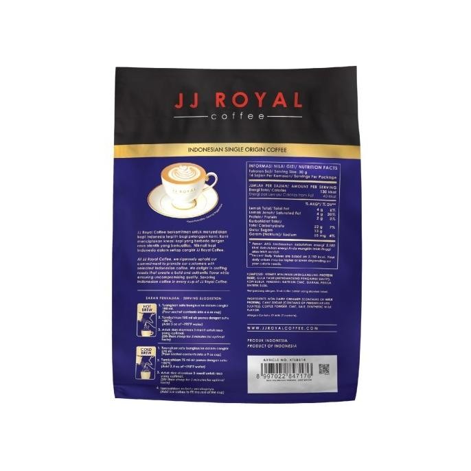 

Grosir Bundling 2 Jj Royal Kopi Tubruk Cafe Latte Bulk Bag 14 Sachets