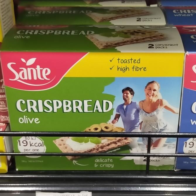

Sale Sante Crispbread Olive Zaitun 150Gr Isi 2Pack Biscuit Biskuit