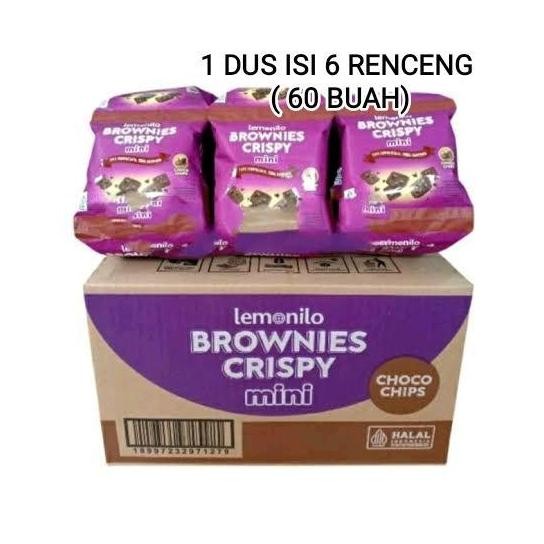 

Grosir Lemonilo Brownies Crispy 1 Dus Isi 6 Renceng