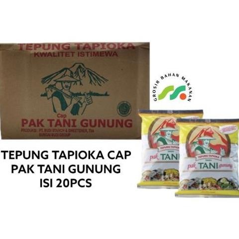 

Murah Tapioka Tani Gunung 500Gr Per Dus Isi 20Pcs