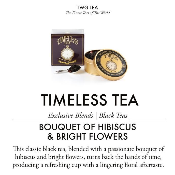 

Promo Twg Tea Timeless Tea, Caviar Tin Tea, 100G