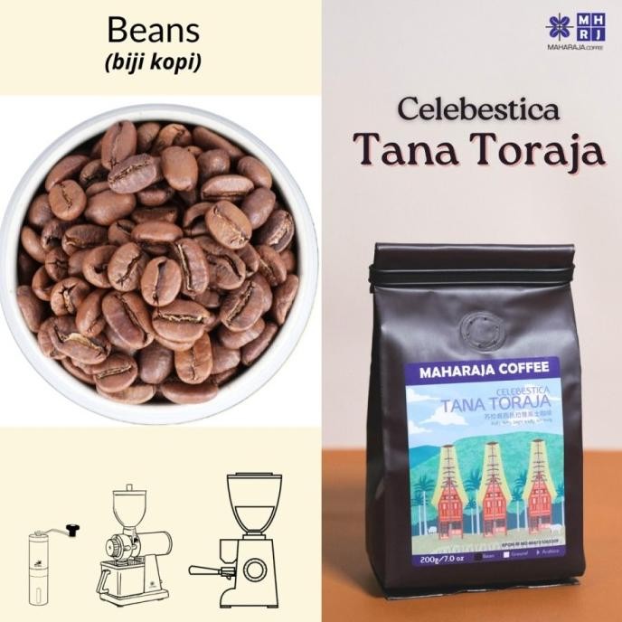 

Promo Maharaja Kopi Celebestica Tana Toraja Bubuk/Ground