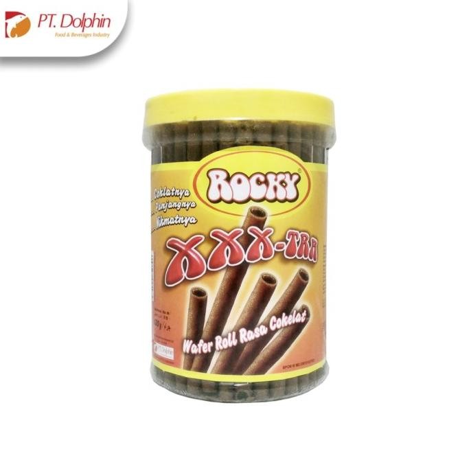

Promo Cho Cho Wafer Rocky Xxx-Tra Roll Cokelat 620 Gr / Biskuit Wafer Rocky