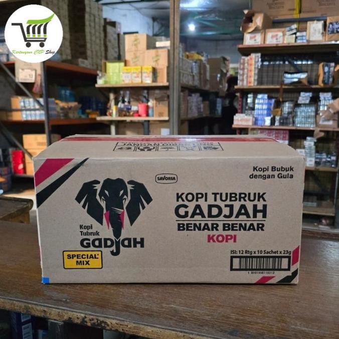 

Promo Kopi Gajah Kopi Tubruk Gadjah Kopi Mix Kopi + Gula Per Dus