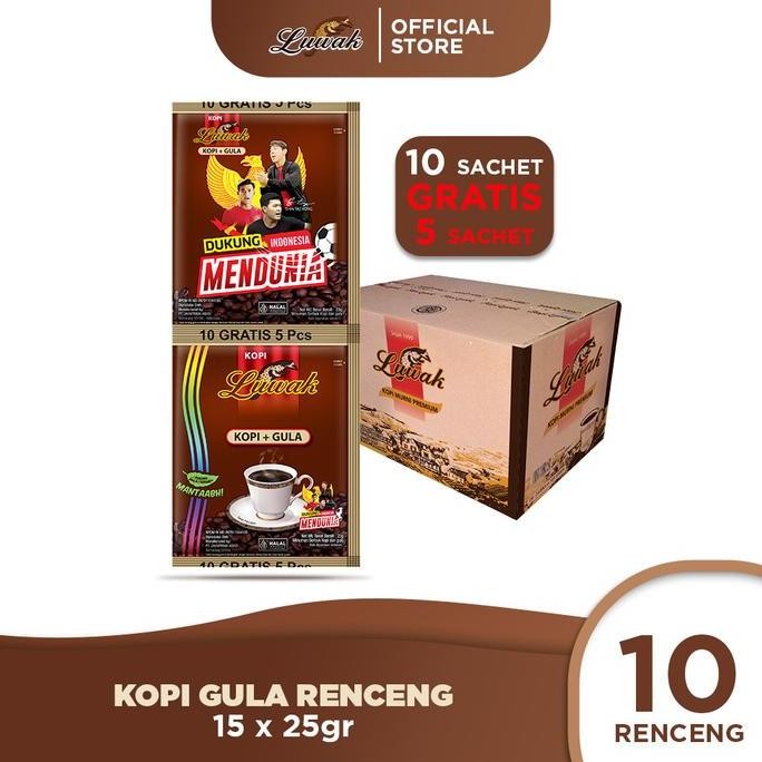 

Sale Kopi Luwak Gula Renceng 10X25Gr - 10 Pcs [Carton]