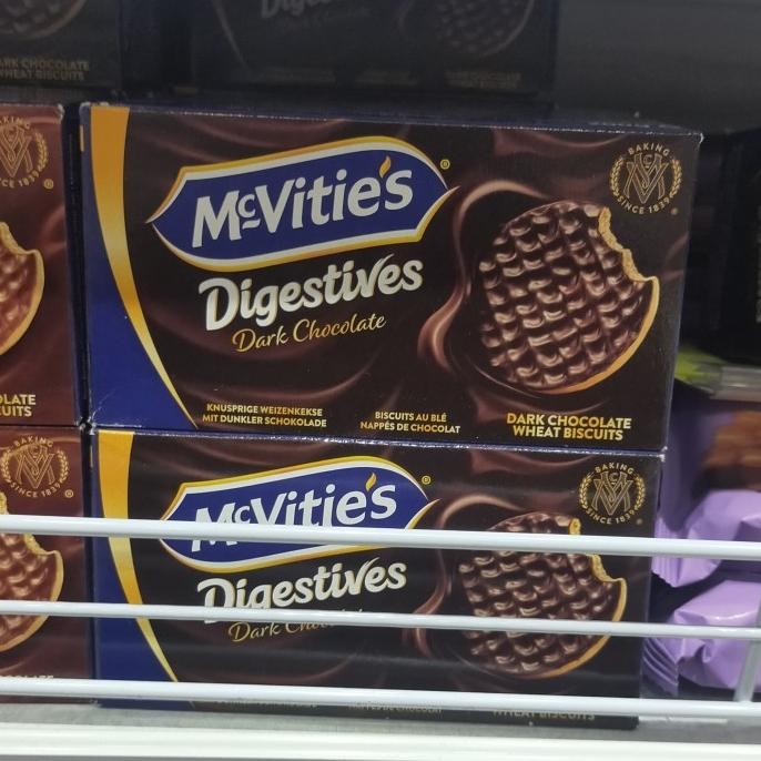 

Grosir Mcvities Digestive Dark Chocolate Biscuit Biskuit 200Gr