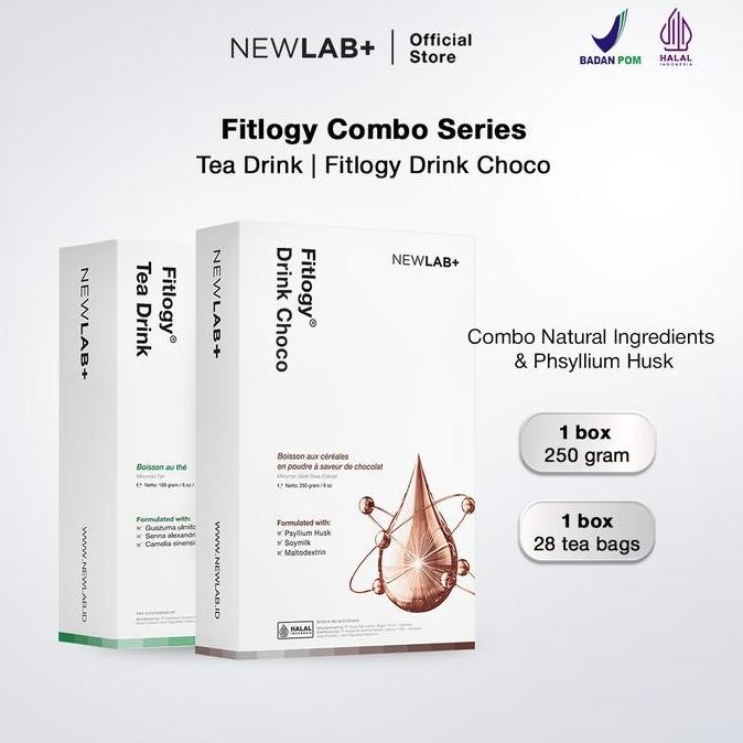 

Sale Newlab Bundle 1 Box Fitlogy Tea Drink + 1 Choco Drink | Minuman Teh Hijau Herbal & Minuman Serbuk Rasa Susu Cokelat