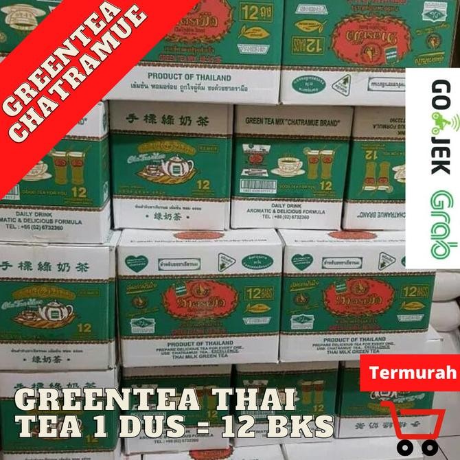 

Murah Thai Green Tea Mix Number One Chatramue Brand 200 Gram | 1 Dus