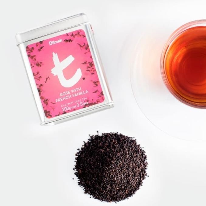 

Grosir Dilmah T-Med Caddy Rose With French Vanilla 100Gr - Loose Tea Daun Teh