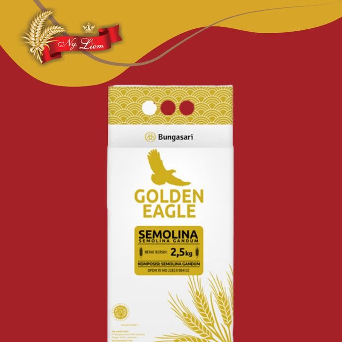 Promo Golden Eagle Tepung Gandum Semolina 2,5 Kg