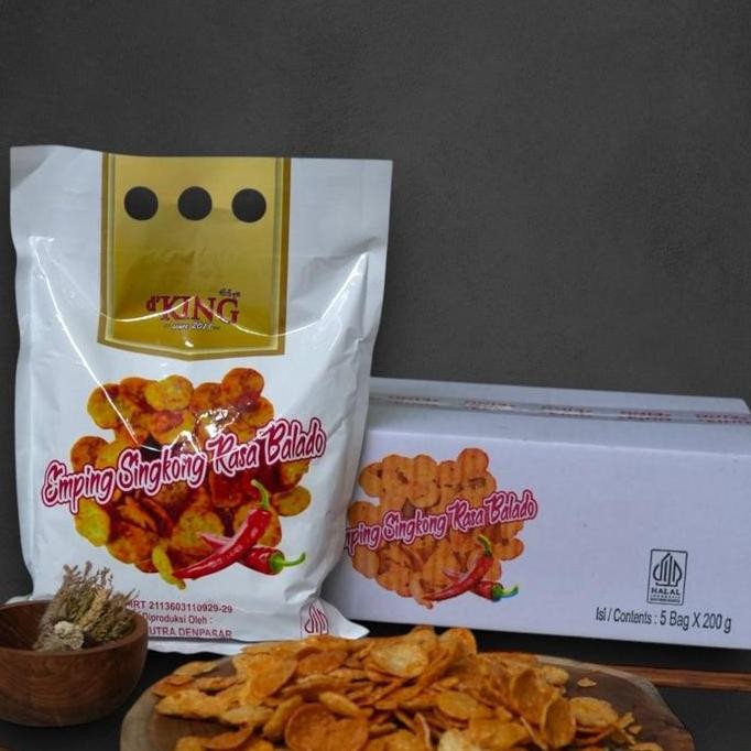 

Murah 1 Karton Emping Singkong Balado Isi 5 Katong