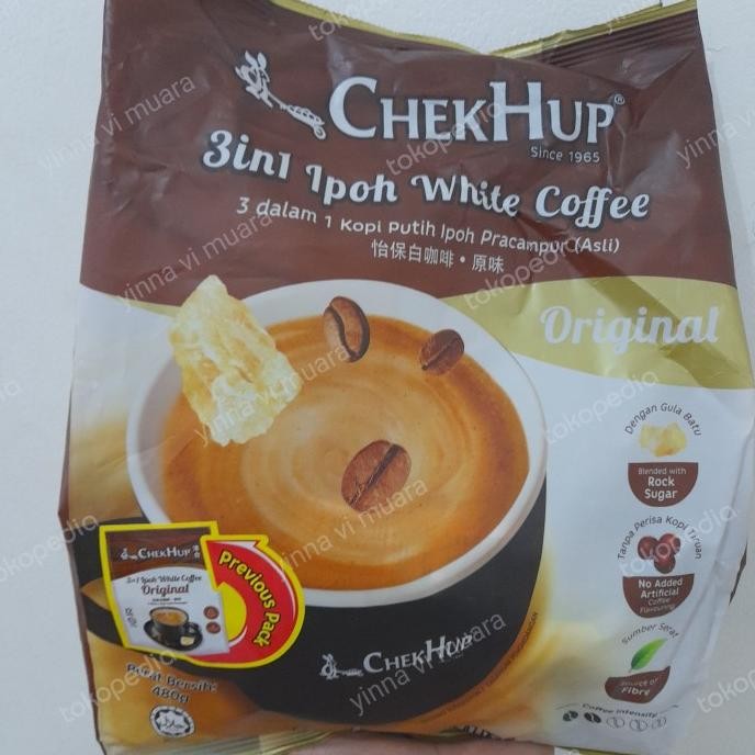 

Sale Chek Hup White Coffee 3 In 1 Ipoh 12 Sachets