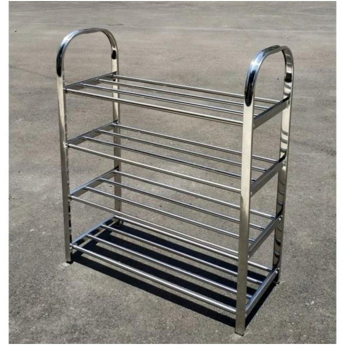 Rak Sepatu Stainless Steel 4 Susun