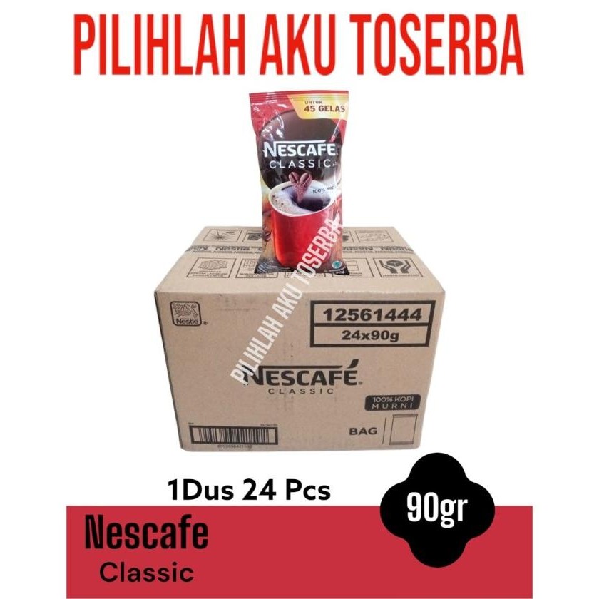 

Grosir Kopi Nescafe Classic 100 Gram Lampung Robusta Blend ( Harga 1 Karton )