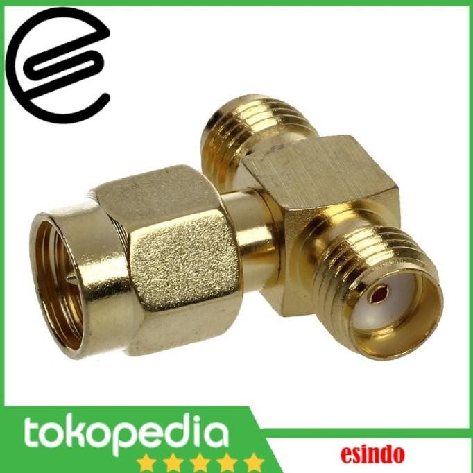 Adapter Cabang Antena Modem ORBIT Huawei Konektor T SMA nUg