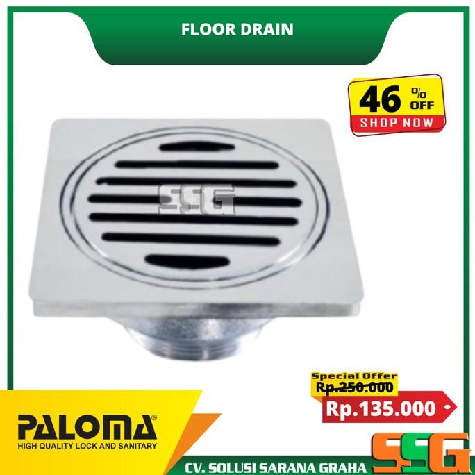 AFUR KAMAR MANDI PALOMA FDP1301 FLOOR DRAIN ANTI BAU