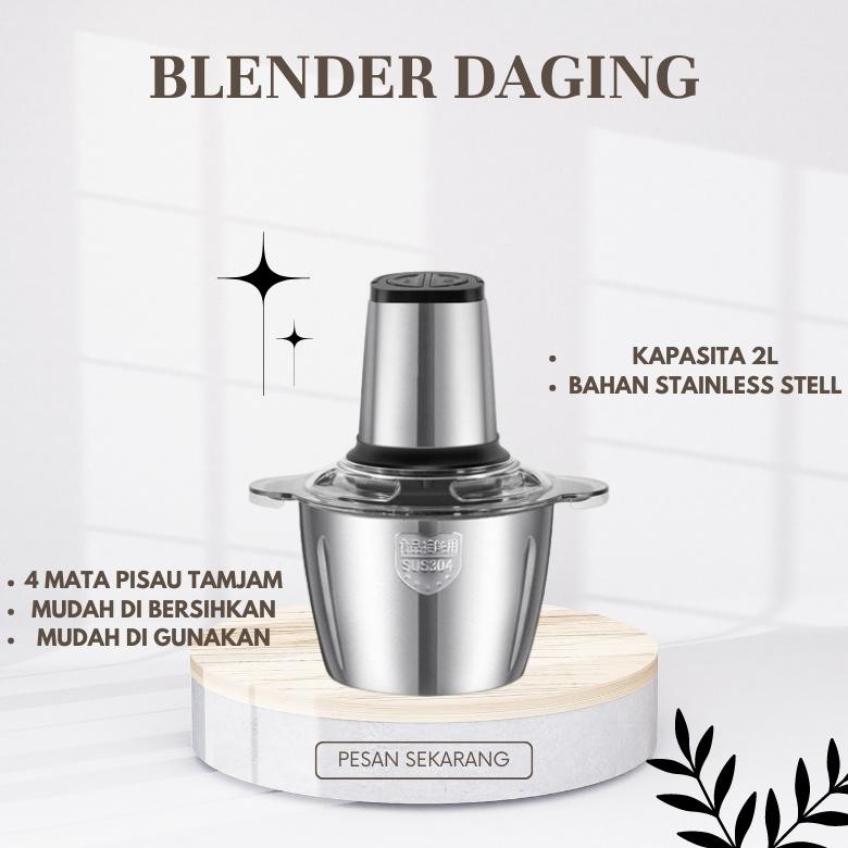 Blender Chopper Blender Daging Stainless Coper Penggiling Daging Serbaguna