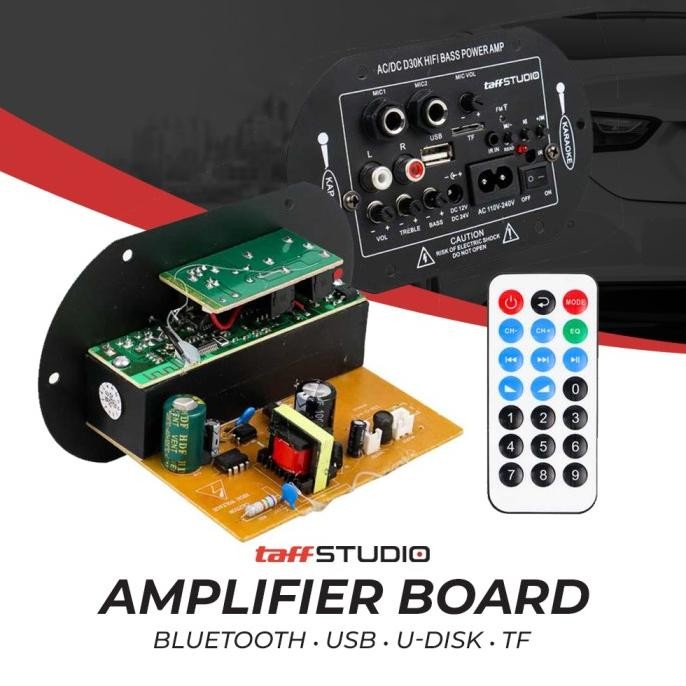 Amplifier Board Audio Bluetooth FM Radio Subwoofer DIY 35W - SF-2MIC