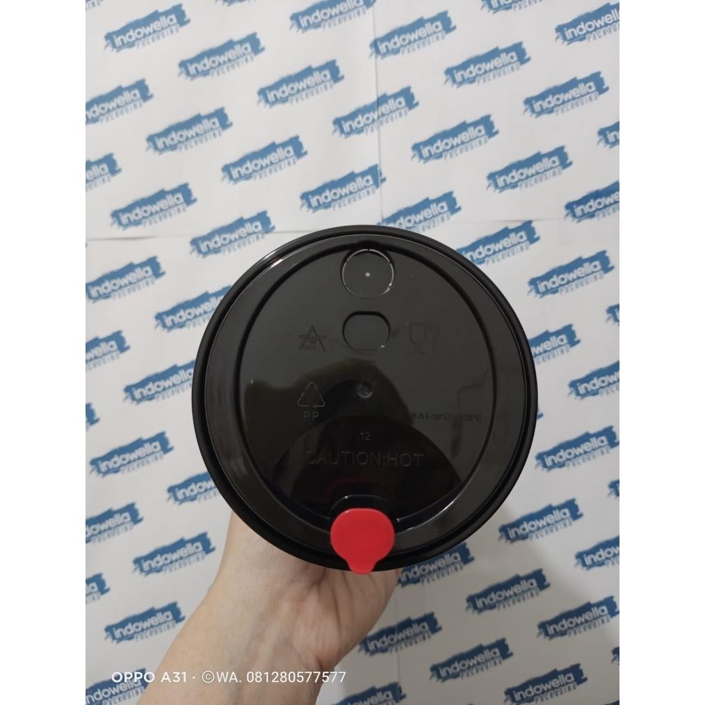 Kt78 Cup Gelas Pp Injection Bening 16Oz + Tutup Wingoh