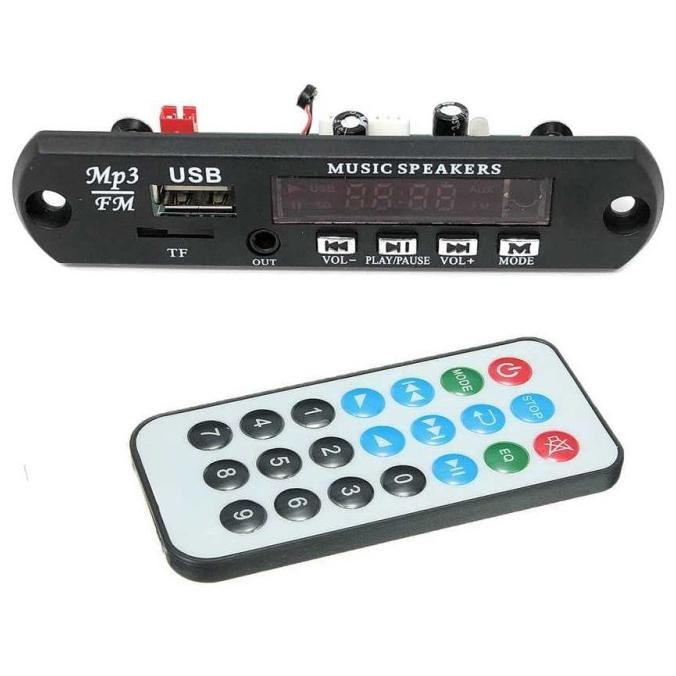 Modul Tape Bluetooth Audio MP3 Player Mobil dengan USB+TF Card Slot