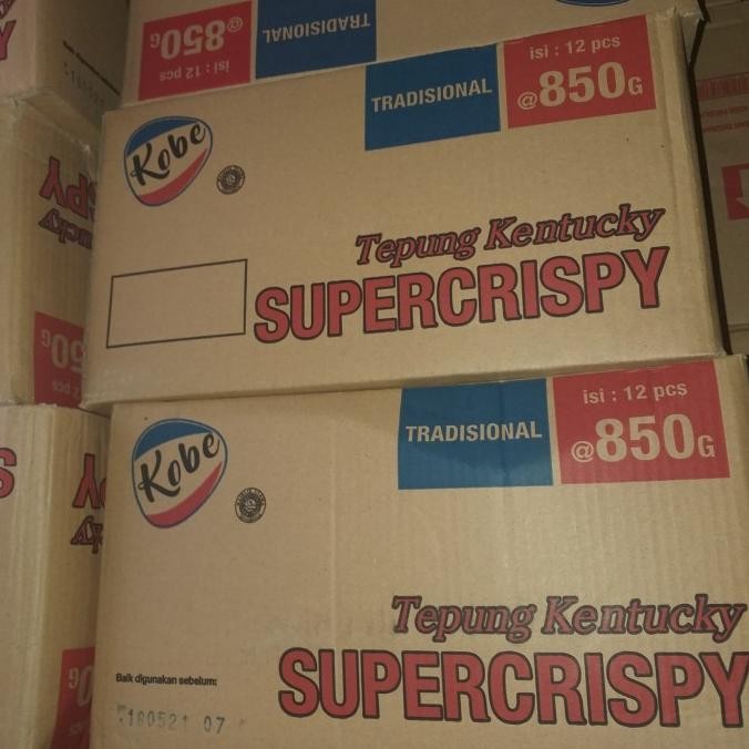 

Bisa Grab! [Dus] Kobe Crispy 850Gr Kobe Tepung Bumbu Kentucky Super Crispy