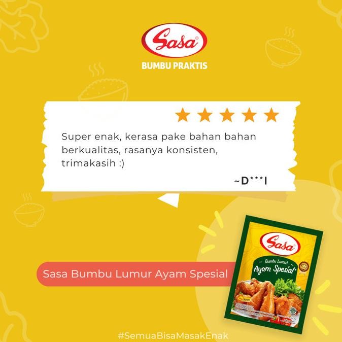 

SASA BUMBU LUMUR AYAM SPECIAL 26GR - 120 PCS (1 KARTON)
