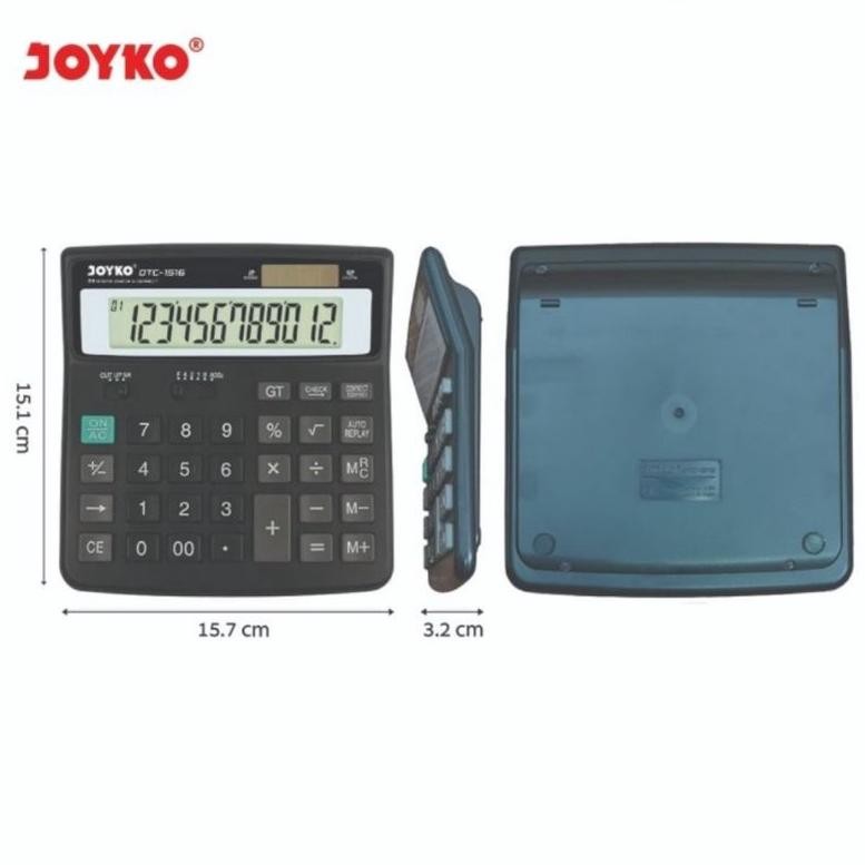 

see-97 eq-77 JOYKO DTC-1516 Check & Correct Calculator Kalkulator Bisa Cek Ulang 12 Digits Viral Original