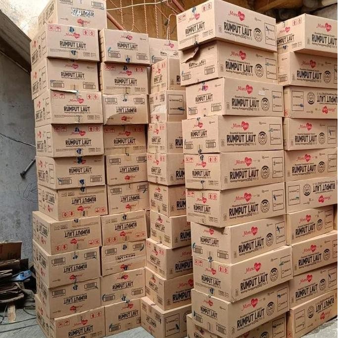 Terlaris Rumput Laut Mamasuka 1Dus /Karton 40 Pack Isi 80 Bks X 4,5Gr