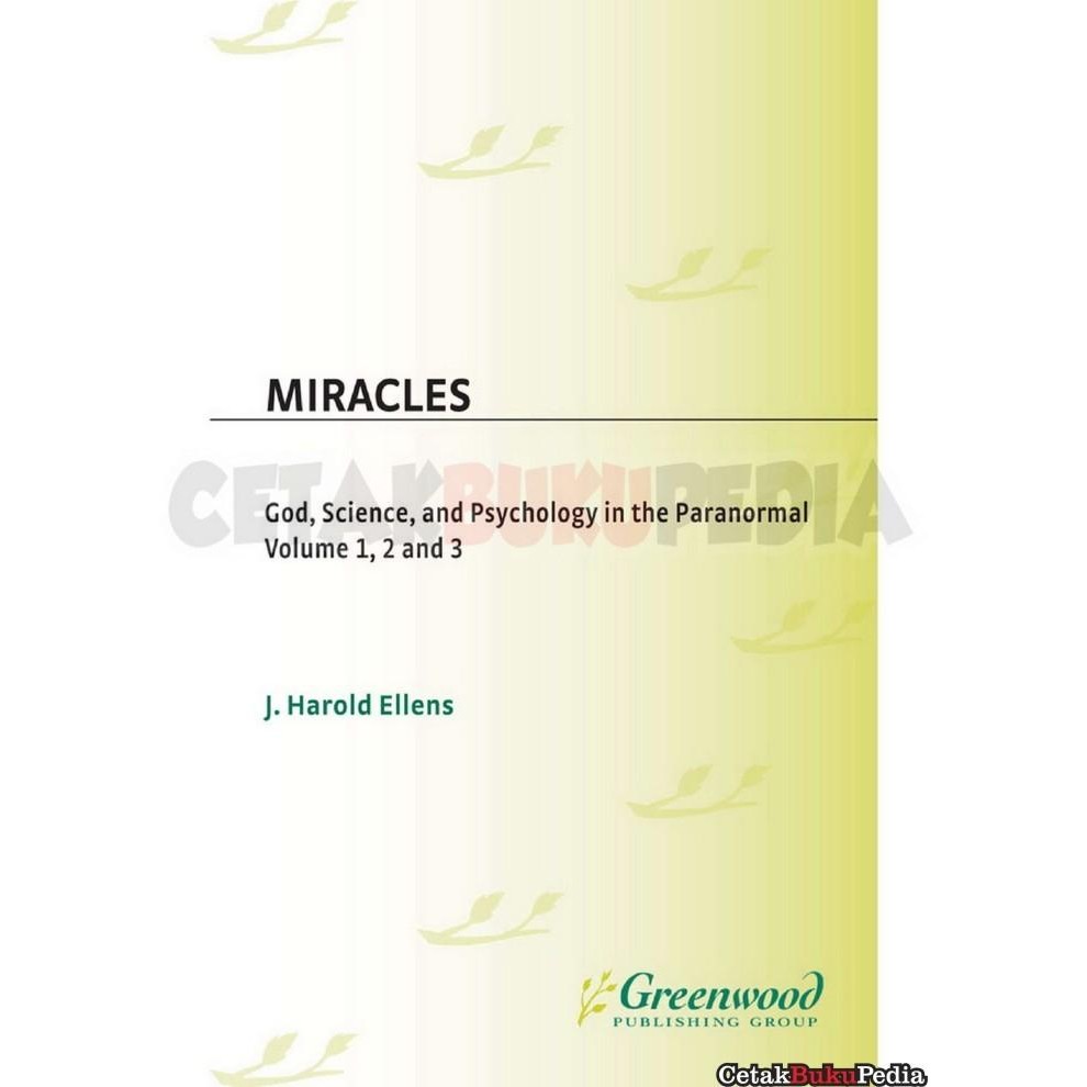 Book Miracles Three Volumes God Science Psychology In Paranorm
