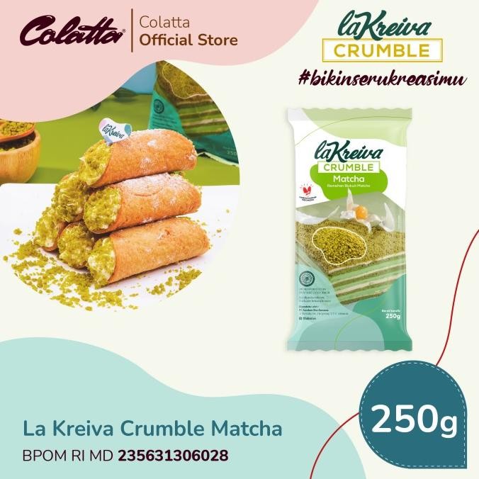 

La Kreiva Crumble Matcha 250 g nUg