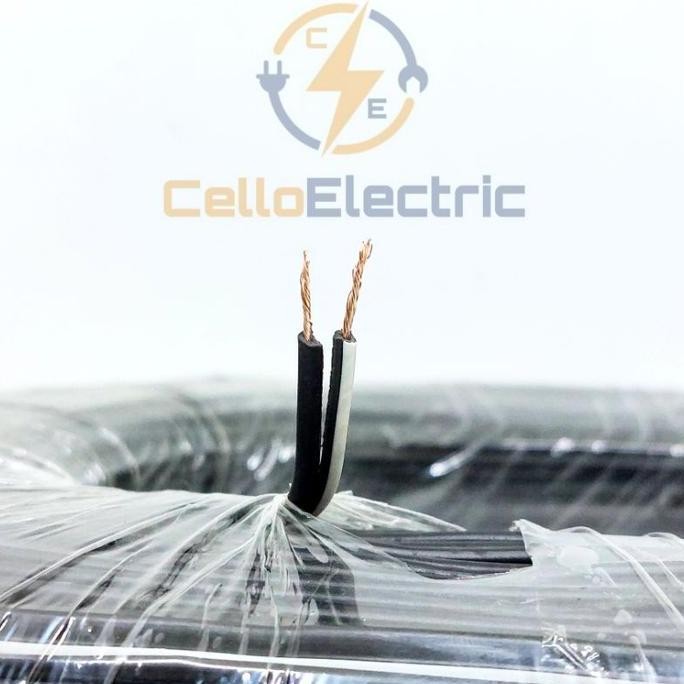 Kabel Listrik Serabut 2x18 ELECTRON 100 Meter 2x10 MIKA / Kabel Listrik Serabut 1 Roll Tembaga Twin 
