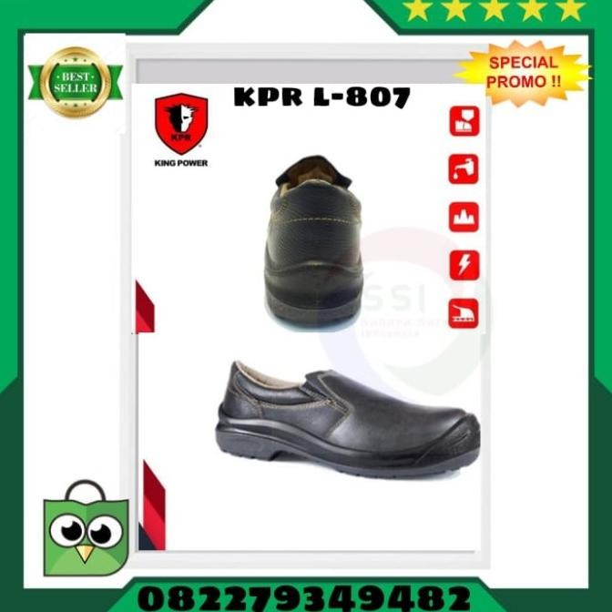 Diskon Sepatu Safety / Safety Shoes King Power L-807