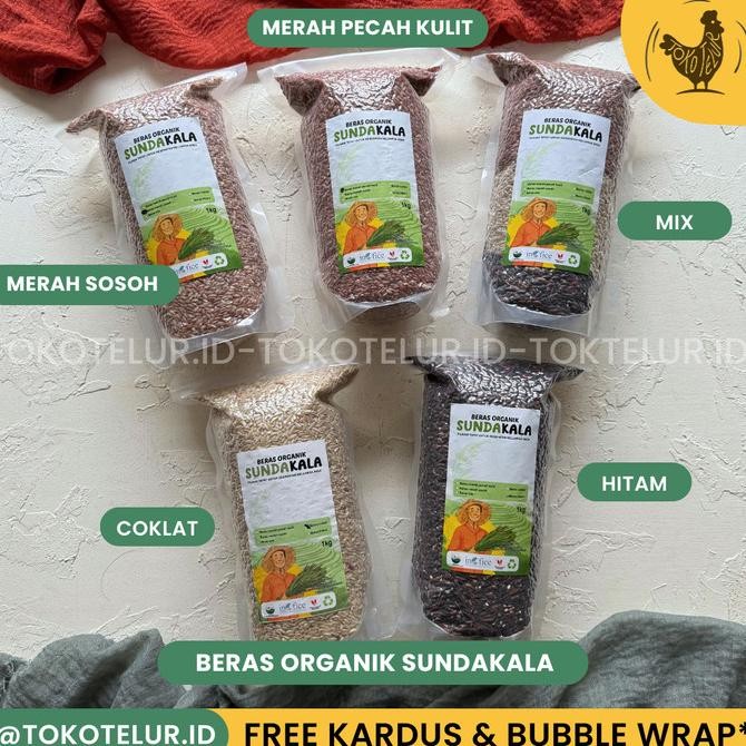 

SUNDAKALA - Beras Organik Sundakala 1KG | Merah-Hitam-Coklat-Mix nUg