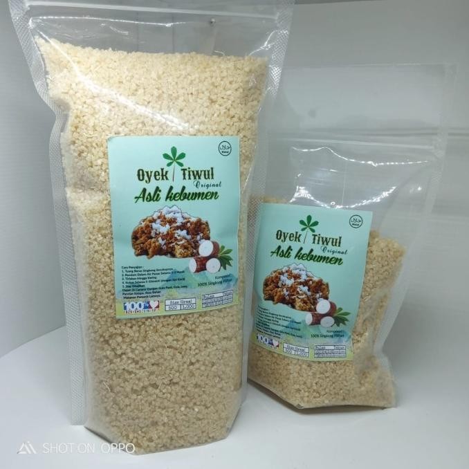 

Tiwul instan organik | oyek | beras singkong organik 100 % 1 kg nUg