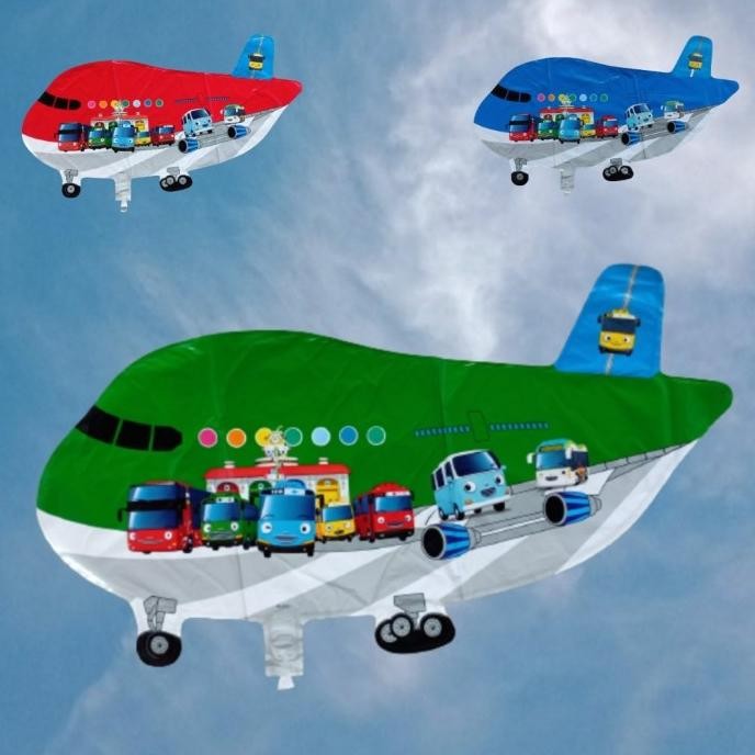 Pesawat Tayo (Balon Gas/ Balon Terbang/ Balon Karakter) Berkualitas