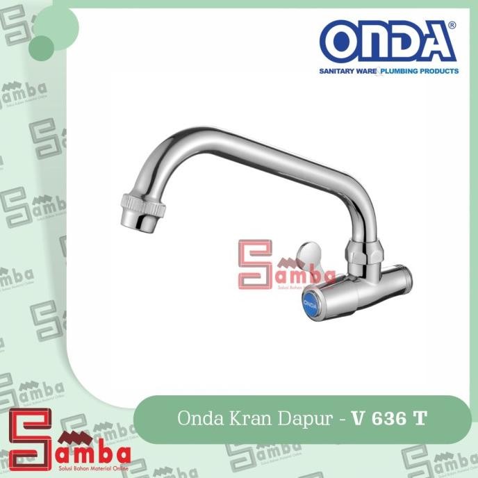 KRAN DAPUR ONDA V 636 T / KRAN CUCI PIRING LEHER ANGSA KAKU