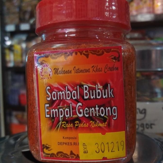 

Cabe Bubuk Sambel Empal Gentong nUg