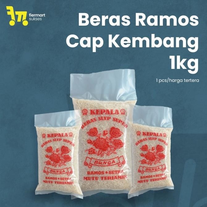 

Beras ramos 1 kg cap kembang (uk.Donasi) nUg