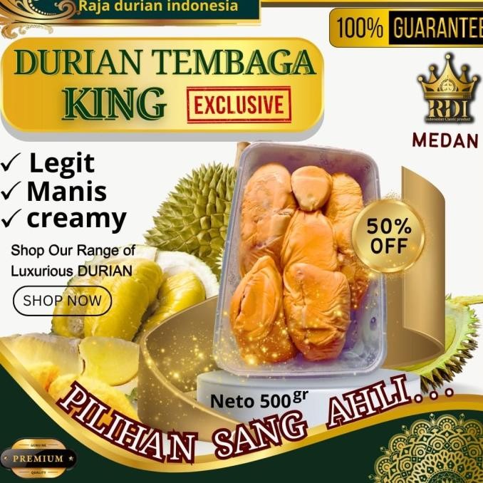 

RDI Pusat Depok Durian kupas MEDAN KING TEMBAGA/DURIAN KUPAS NO. 1RDI nUg