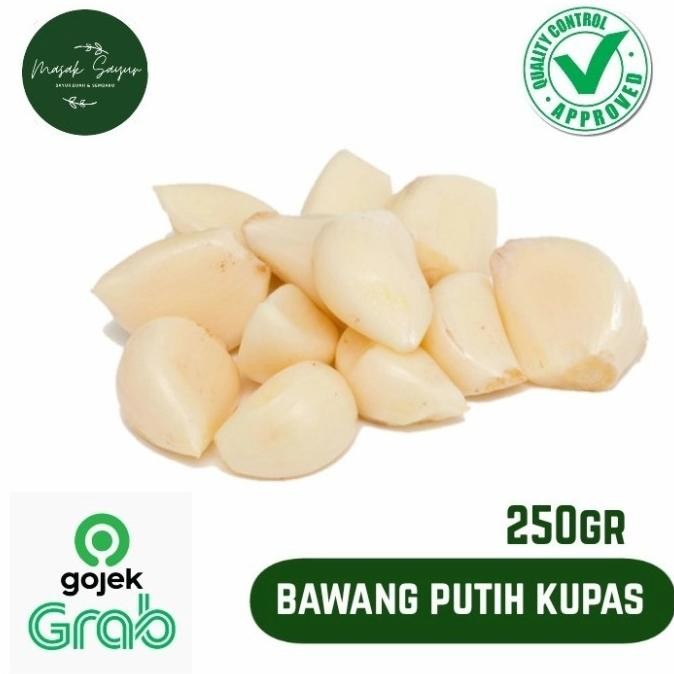 

Bawang putih kupas 250 gram nUg
