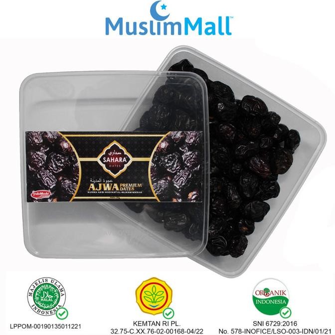 

Kurma Ajwa 1kg Korma Nabi Premium Original Madinah Shifa Nabawi nUg