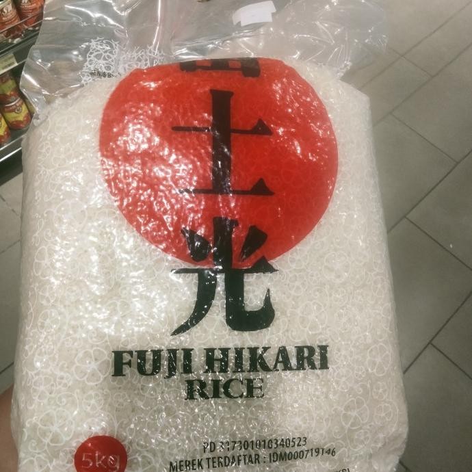 

Fuji Hikari rice 5 kg beras jepang L67J